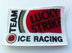 ijsspeedway patch Lucky strike ice racing team, Verzamelen, Automerken, Motoren en Formule 1, Nieuw, Motoren, Verzenden