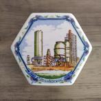 oud keramiek bewaardoosje, Flexicokerproject, 1986, ESSO, Ophalen of Verzenden