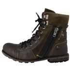 YELLOW CAB - leren Industrial boots green - maat 44, Nieuw, Yellow Cab, Ophalen of Verzenden, Boots