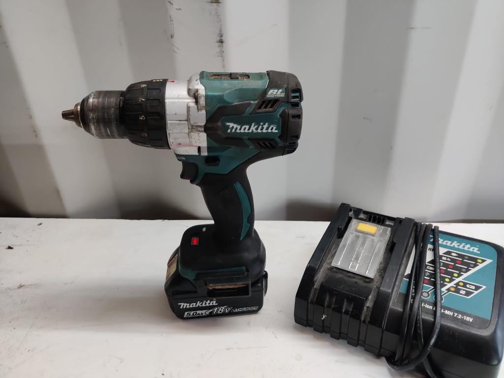 Makita DDF 481 Boormachine, Doe-het-zelf en Verbouw, Gereedschap | Boormachines, Ophalen of Verzenden, Gebruikt, Boor- en Schroefmachine