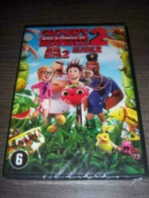 Het Regent Gehaktballen 2 nieuw in seal, Cd's en Dvd's, Dvd's | Tekenfilms en Animatie, Nieuw in verpakking, Amerikaans, Tekenfilm