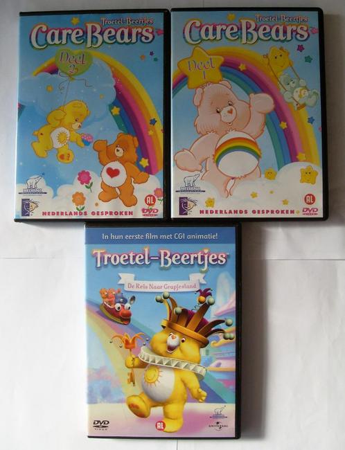 Troetelbeertjes DVD Pakket Care Bears, Cd's en Dvd's, Dvd's | Tekenfilms en Animatie, Zo goed als nieuw, Europees, Tekenfilm, Alle leeftijden