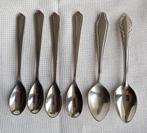 Theelepeltjes Sola model 84 en 100, krulrand e.a., Ophalen of Verzenden, Zo goed als nieuw, Metaal, Bestek