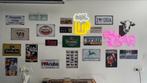 Metalen bordjes / wanddecoratie / ledsign, Huis en Inrichting, Ophalen of Verzenden, Zo goed als nieuw