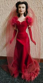 Te koop: Scarlett Gone with the wind Franklin mint, Verzamelen, Ophalen of Verzenden, Zo goed als nieuw, Pop
