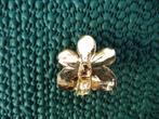 broche orichdee goud kettinghanger hanger bloem, Sieraden, Tassen en Uiterlijk, Broches, Goud, Goud, 4 tot 7 cm, Ophalen of Verzenden