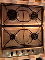 Ignis (Whirlpool) AKS 370/IX Gaskookplaat - G25 2L 25mbar, Ophalen, Gebruikt, 4 kookzones, Inbouw