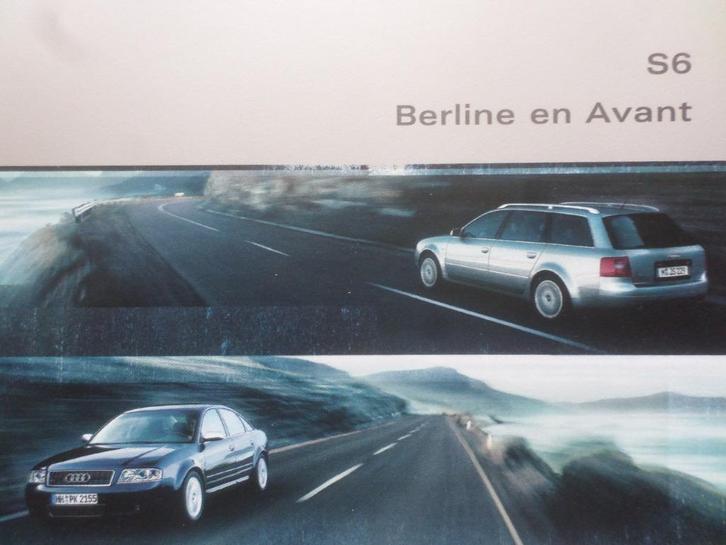 Audi S6 Berline en Avant V8 4.2 Brochure, Boeken, Auto's | Folders en Tijdschriften, Zo goed als nieuw, Audi, Verzenden