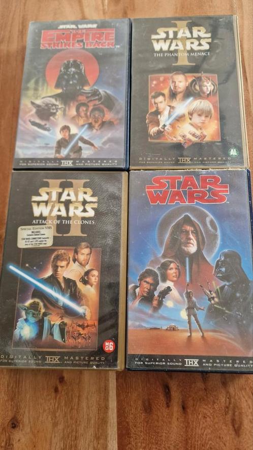 Star Wars VHS Collectie - 4 Films, Cd's en Dvd's, VHS | Film, Gebruikt, Science Fiction en Fantasy, Ophalen of Verzenden
