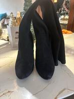 Elegante zwarte overknee laarzen, Zwart, Omoda, Nieuw, Ophalen of Verzenden