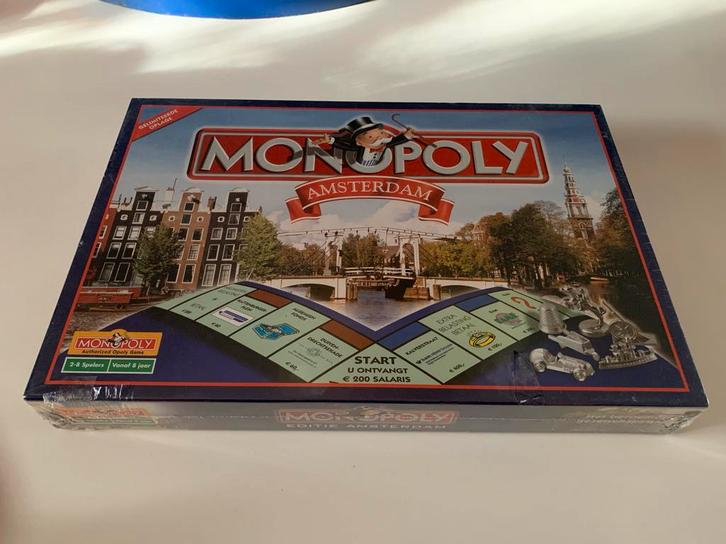 Monopoly Amsterdam Editie - Nieuw gelimiteerde oplage, Hobby en Vrije tijd, Gezelschapsspellen | Bordspellen, Nieuw, Een of twee spelers