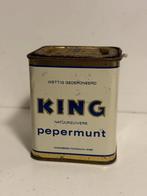 King pepermunt blik, Verzamelen, Blikken, Verzenden, Zo goed als nieuw, Overige