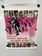 Originele poster/ affiche A Bridge Too Far 1977, Ophalen of Verzenden, Zo goed als nieuw, A1 t/m A3, Film en Tv