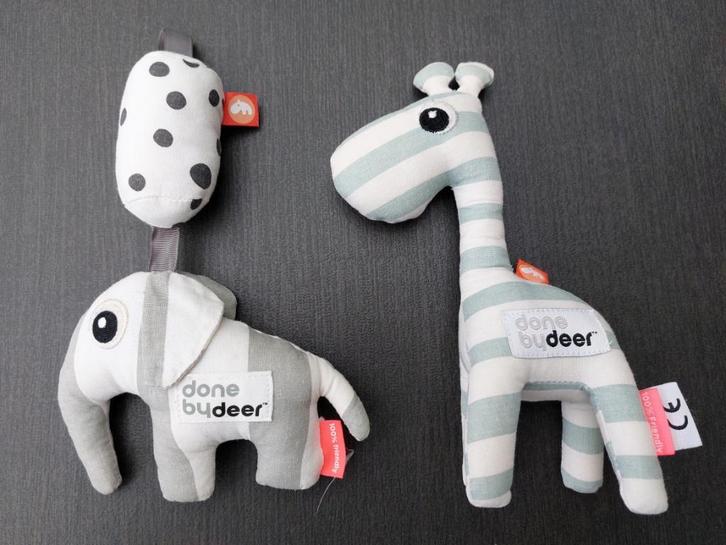 2 Done by Deer knuffels (231127), Kinderen en Baby's, Speelgoed | Knuffels en Pluche, Zo goed als nieuw, Overige typen, Ophalen of Verzenden