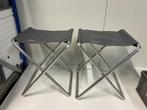 Crespoe 2 camping stoeltjes krukjes voetenbank, Ophalen, Zo goed als nieuw, Campingstoel