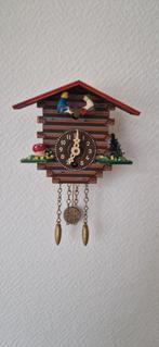 Koekoeks klokje met houten figuren, Ophalen of Verzenden