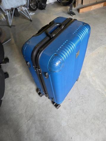 Koffer Beverly Hills Polo Club Blauw 62 Liter met 4 Spinnerw beschikbaar voor biedingen