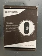 2x deurbel intersteel, Huis en Inrichting, Ophalen of Verzenden, Nieuw, Bedraad