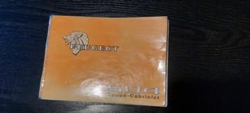  Instructie boekje Peugeot 504 coupe cabriolet beschikbaar voor biedingen