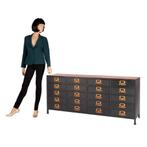 IJzeren Industriële Dressoir Kast Metalen Ladekast TV kast, Info@dehanzeherten.nl, 150 tot 200 cm, Nieuw, Ophalen of Verzenden