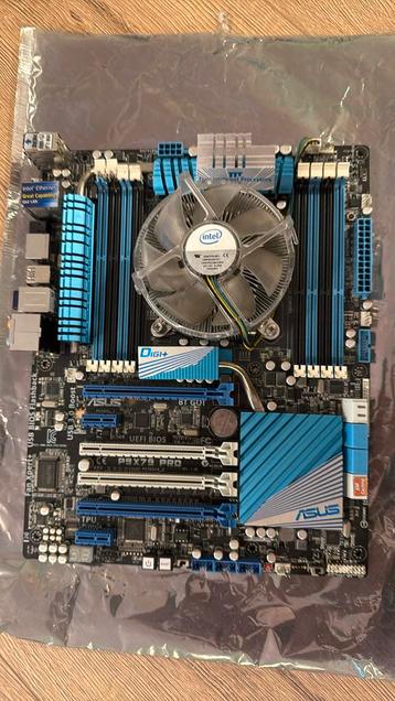 Asus ap9X79 PRO Moederbord met CPU en 128GB geheugen beschikbaar voor biedingen