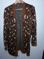 Miss Etam Bruin/Wit/Zwart Vest Met Panterprint Maat XL, Kleding | Dames, Truien en Vesten, Bruin, Verzenden, Maat 46/48 (XL) of groter