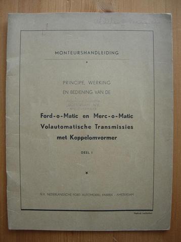 Ford & Mercury Automaat Handleiding 1953 - Ford-o-Matic beschikbaar voor biedingen