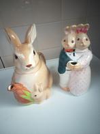 Konijnen theepotten., Huis en Inrichting, Keuken | Servies, Ophalen of Verzenden, Zo goed als nieuw, Overige stijlen, Overige typen