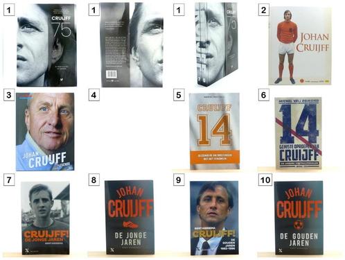 Boeken over Johan Cruijff verzameling te koop, Boeken, Sportboeken, Zo goed als nieuw, Balsport, Ophalen of Verzenden