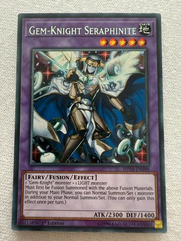 Gem-Knight Seraphinite yugioh Secret Rare beschikbaar voor biedingen