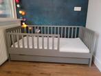 Petite Amelie peuterbed plume grijs 140x70 met lade, Kinderen en Baby's, Kinderkamer | Bedden, Ophalen, Gebruikt, 140 tot 160 cm