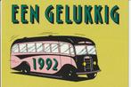 EEN GELUKKIG NIEUWJAAR 1992 OUDE TOURINGCAR, Ophalen of Verzenden, 1980 tot heden, Gelopen, Voertuig