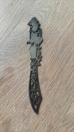 Antieke indonesische Wajang-briefopener, Ophalen of Verzenden