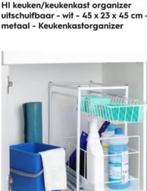 Keukenkast organizer uitschuifbaar, Huis en Inrichting, Ophalen