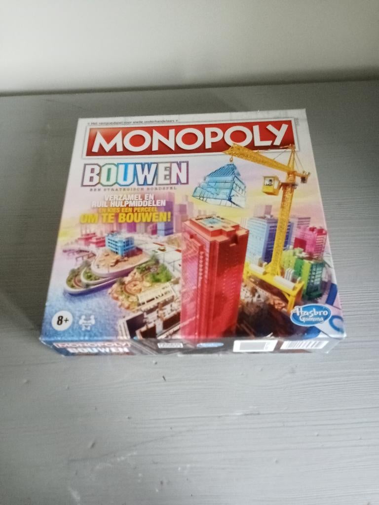 Monopoly bouwen, Een of twee spelers, Ophalen of Verzenden, Zo goed als nieuw, Hasbro