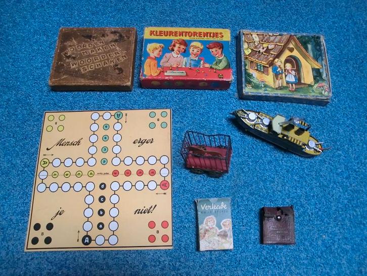 Nog 5 stuks oude of antieke spelletjes / speelgoed, Antiek en Kunst, Antiek | Speelgoed, Ophalen of Verzenden