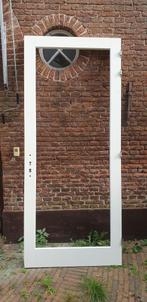 Mahoniehouten massieve buitendeur, driepunt sluiting, 215 cm of meer, Nieuw, Buitendeur, Hout