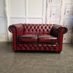 Brighton Chesterfield 2-zits bank – Antiek Rood, Ophalen