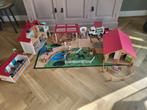 Schleich huis, stallen, auto's, Ophalen of Verzenden, Zo goed als nieuw, Jongen of Meisje