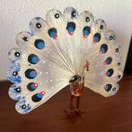 Antieke glazen Pauw - Lauscha Germany, Diversen, Kerst, Ophalen of Verzenden, Gebruikt