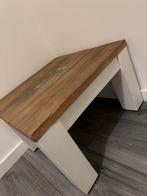 Houten Krukje / Bijzettafel, Gebruikt, Bruin, Ophalen of Verzenden, Eén