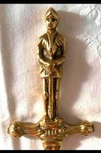 Vintage Koperen Brievenopener - Figuur, Antiek en Kunst, Ophalen of Verzenden