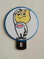 Vintage emaille Esso bordje, Ophalen of Verzenden, Gebruikt, Reclamebord