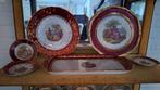 Set handgeschilderd porselein Limoges met goud decor, Antiek en Kunst, Antiek | Porselein, Ophalen