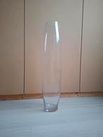 Grote ovalen glazen vaas, Antiek en Kunst, Ophalen