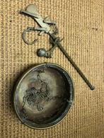 Weegschaal van koper/ brons met gewichtje . functie verder, Ophalen of Verzenden