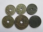 België 5 verschillend partijtjes centimes / francs 1908-1987, Ophalen of Verzenden, België, Setje