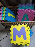 Alfabet schuim / foam speelmat  puzzelmat cijfers letters, Ophalen, Gebruikt