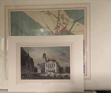 Gravure Zwolle De Groote Markt, Rohbock/Poppel 1856 beschikbaar voor biedingen