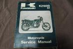 Kawasaki KZ1000 ST 1979 motorcycle service manual KZ 1000 ST, Motoren, Ophalen of Verzenden, Kawasaki